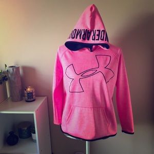 Pink under armor sweatshirt